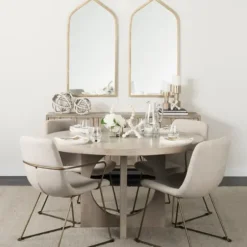 Decorative Mirrors-Kirkland's Home Giovanna Gold Metal Frame Ogee Arch Wall Mirror