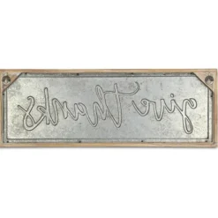 Wall Quotes & Signs-Kirkland's Home Give Thanks Sign Brown/Gray