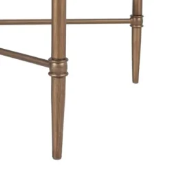 Coffee Tables-Kirkland's Home Glass And Metal Rectangle Porter Coffee Table Gold