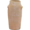 Vases-Kirkland's Home Glass Jug Vase With Woven Willow Clear/Tan