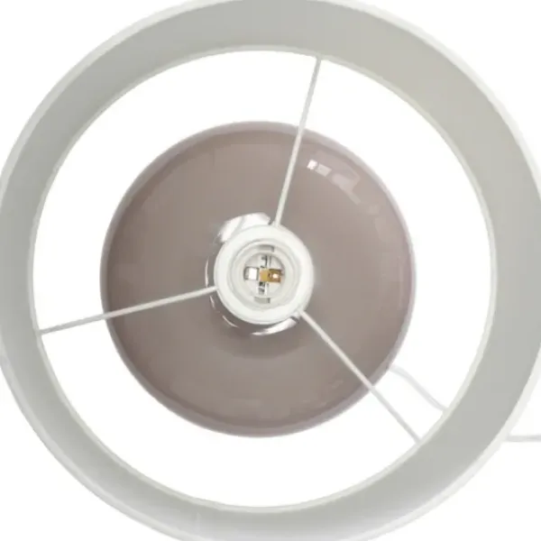 Table Lamps-Kirkland's Home Glass Short Oval Table Lamp Brown