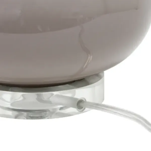 Table Lamps-Kirkland's Home Glass Short Oval Table Lamp Brown
