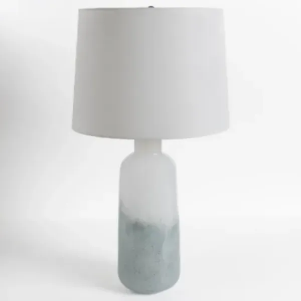 Table Lamps-Kirkland's Home Glazed Blue And Ombre Table Lamp White