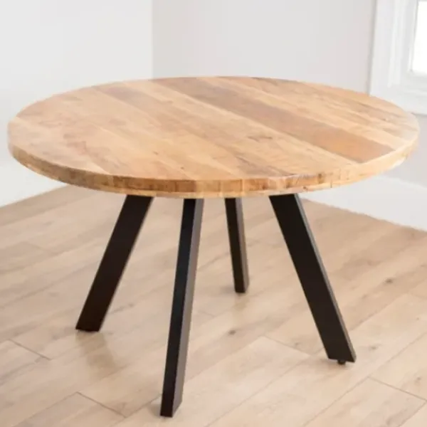 Dining Tables-Kirkland's Home Glenn Natural Wood Dining Table Tan