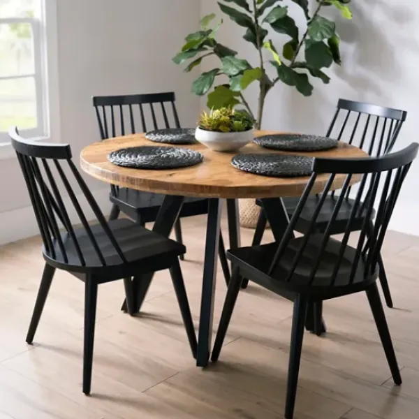 Dining Tables-Kirkland's Home Glenn Natural Wood Dining Table Tan