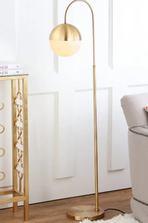 Floor Lamps-Kirkland's Home Globe Floor Lamp Gold