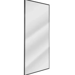 Framed Mirrors-Kirkland's Home Glossy Black Frame Leaning Mirror