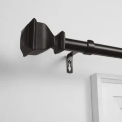 Curtain Rods & Hardware-Kirkland's Home Gold Aged Mercury Sphere Curtain Rod, 72 In.
