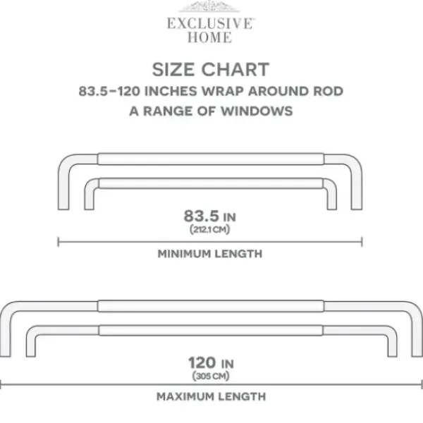 Curtain Rods & Hardware-Kirkland's Home Gold Aged Mercury Sphere Curtain Rod, 120 In.