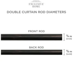 Curtain Rods & Hardware-Kirkland's Home Gold Aged Mercury Sphere Curtain Rod, 120 In.