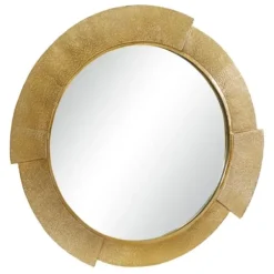Decorative Mirrors-Kirkland's Home Gold Aluminum Kingsley Wall Mirror