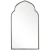 Decorative Mirrors-Kirkland's Home Gold And Bronze Metal Arch Mirror