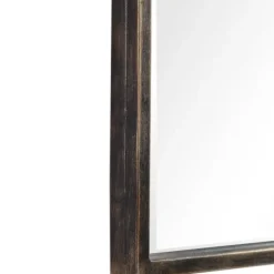 Decorative Mirrors-Kirkland's Home Gold And Bronze Metal Arch Mirror