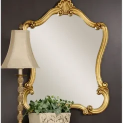 Decorative Mirrors-Kirkland's Home Gold Antique Style Mirror