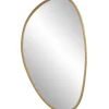 Decorative Mirrors-Kirkland's Home Gold Boomerang Wall Mirror