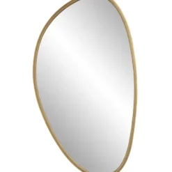 Decorative Mirrors-Kirkland's Home Gold Boomerang Wall Mirror