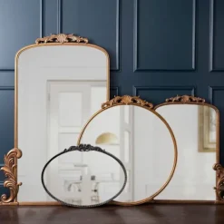 Decorative Mirrors-Kirkland's Home Gold Bordeaux Ornate Scroll Mirror