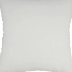Pillows-Kirkland's Home Gold Branches Faux Fur Throw Pillow White/Gold