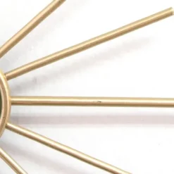 Decorative Mirrors-Kirkland's Home Gold Burst Decorative Wall Mirrors, Set Of 3