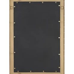 Decorative Mirrors-Kirkland's Home Gold Coconut Shell Inlay Framed Mirror