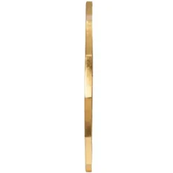 Decorative Mirrors-Kirkland's Home Gold Curved Sunburst Wall Mirror