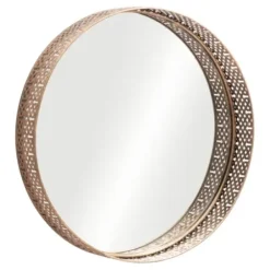 Framed Mirrors-Kirkland's Home Gold Cutout Ancient Ring Framed Mirror