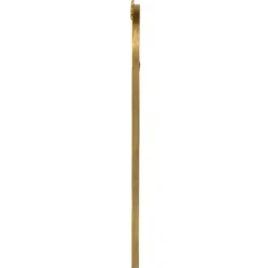 Decorative Mirrors-Kirkland's Home Gold Floral Top Arch Frame Floor Mirror, 19X55 In.