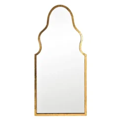 Framed Mirrors-Kirkland's Home Gold Foil Arched Mirror