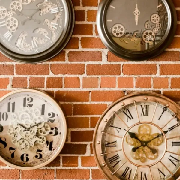 Clocks-Kirkland's Home Gold Gilded Frame Round Wall Clock