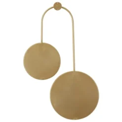 Decorative Mirrors-Kirkland's Home Gold Ingrid Metal Modern Wall Mirror