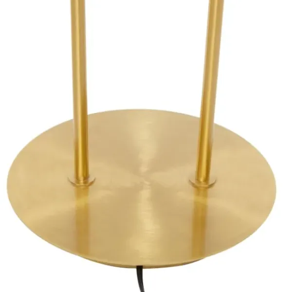 Floor Lamps-Kirkland's Home Gold Iron Arch Base Floor Lamp White