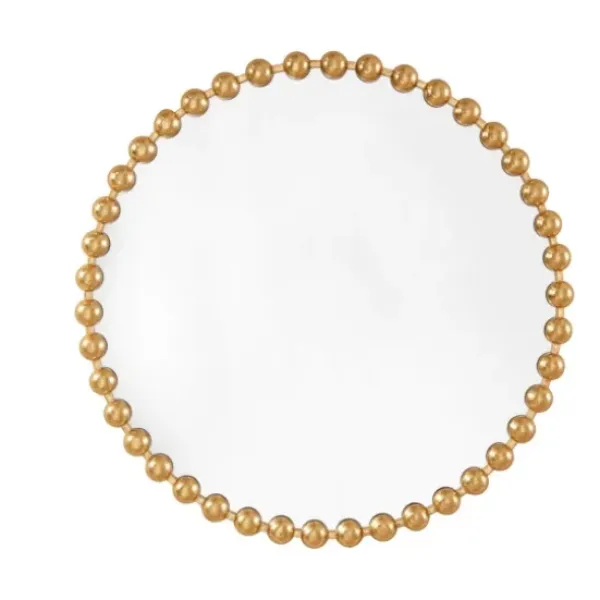 Decorative Mirrors-Kirkland's Home Gold Iron Spiral Round Wall Mirror
