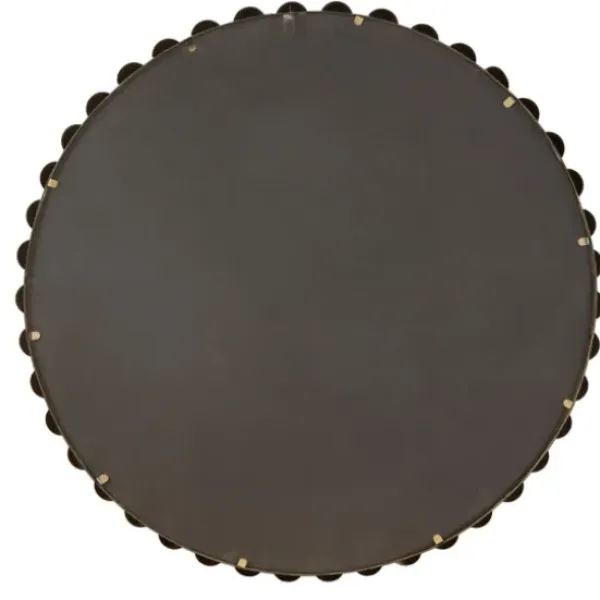 Decorative Mirrors-Kirkland's Home Gold Iron Spiral Round Wall Mirror