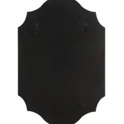 Decorative Mirrors-Kirkland's Home Gold Leaf Curved Metal Wall Mirror
