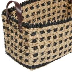 Baskets & Boxes-Kirkland's Home Gold Leather Hide Rustic 2-Pc. Box Set Gold/White
