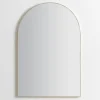 Framed Mirrors-Kirkland's Home Gold Linear Arch Wall Mirror