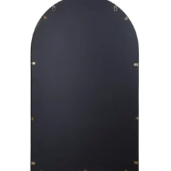 Decorative Mirrors-Kirkland's Home Gold Metal Arch Fretwork Wall Mirror