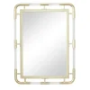 Decorative Mirrors-Kirkland's Home Gold Metal Brielle Wall Mirror
