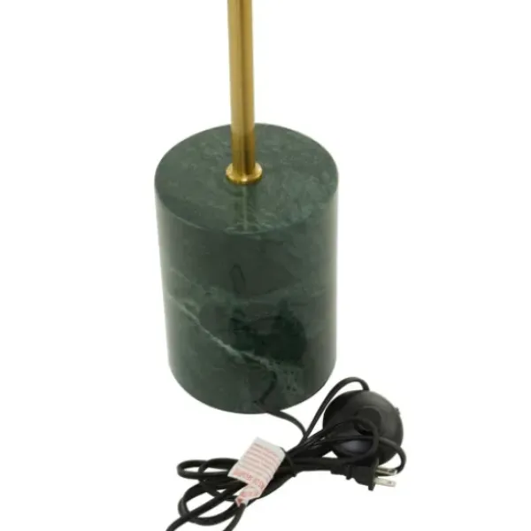 Floor Lamps-Kirkland's Home Gold Metal Dome Shade Floor Lamp Black