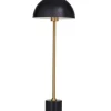 Table Lamps-Kirkland's Home Gold Metal Dome Shade Table Lamp Black