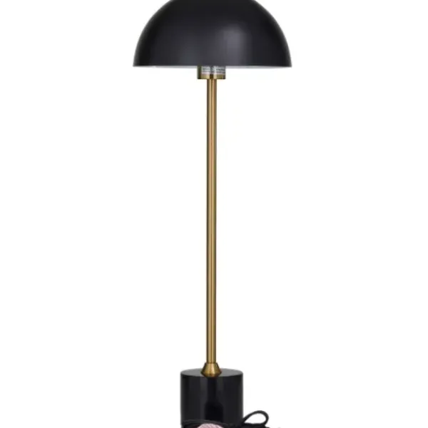 Table Lamps-Kirkland's Home Gold Metal Dome Shade Table Lamp Black