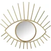 Decorative Mirrors-Kirkland's Home Gold Metal Eye Wall Mirror