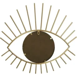 Decorative Mirrors-Kirkland's Home Gold Metal Eye Wall Mirror
