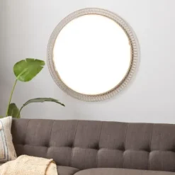 Decorative Mirrors-Kirkland's Home Gold Metal Frame Wall Mirror
