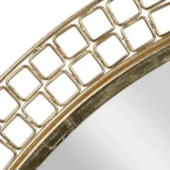 Decorative Mirrors-Kirkland's Home Gold Metal Frame Wall Mirror