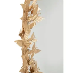 Decorative Mirrors-Kirkland's Home Gold Metal Layered Butterflies Framed Mirror