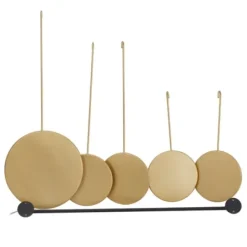 Decorative Mirrors-Kirkland's Home Gold Metal Ophelia Hanging Wall Mirror