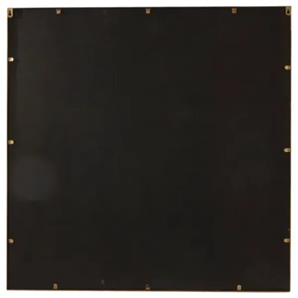 Decorative Mirrors-Kirkland's Home Gold Metal Windowpane Wall Mirror