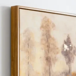 Canvas Art-Kirkland's Home Gold Natural Treescape Canvas Art Print Gold/Tan
