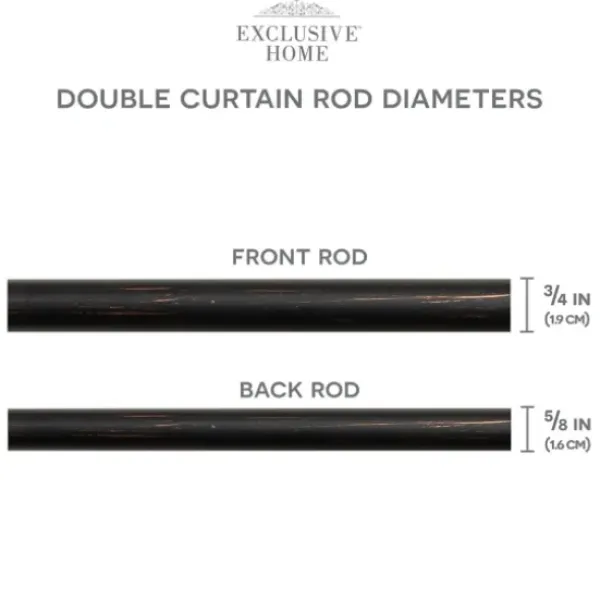 Curtain Rods & Hardware-Kirkland's Home Gold Open Sphere Curtain Rod, 120 In.